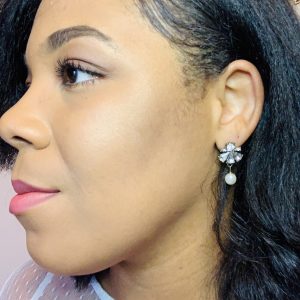 Crystal & Pearl Earrings