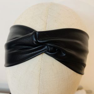 Faux Leather Headband