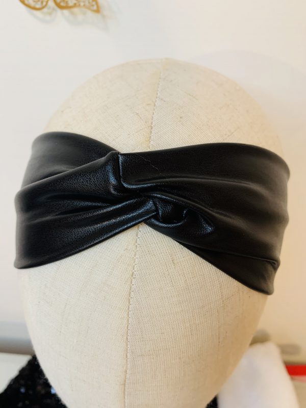 Faux Leather Headband